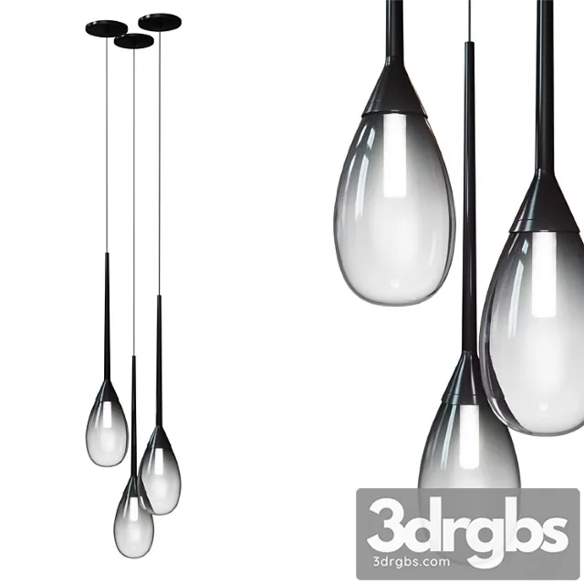Parisone ™ led pendant 3081.25k (sonneman parisone ™ collection) 3D Model Free