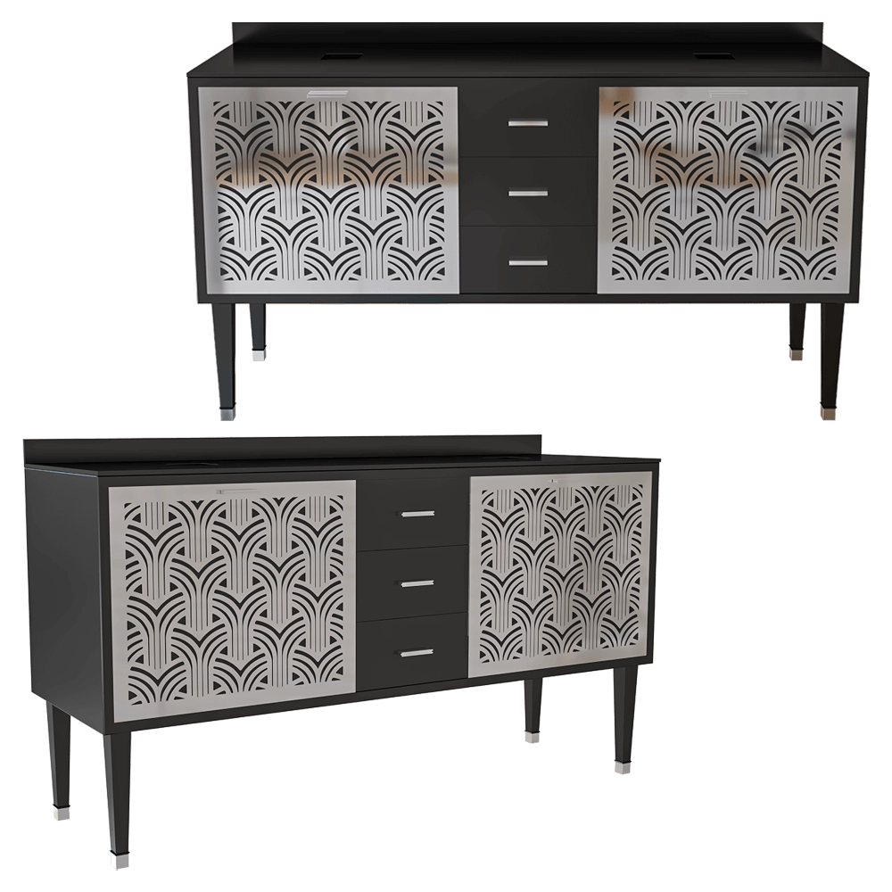 Park Avenue - Vanity unit Cora 3A drawer 3D Model