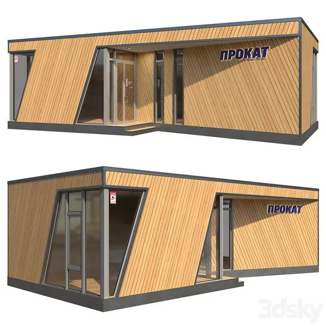 Park pavilion 3 3D Model