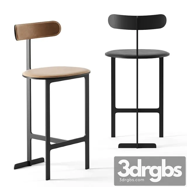 Park Place Bar Stool By Man Of Parts 3D Model Free