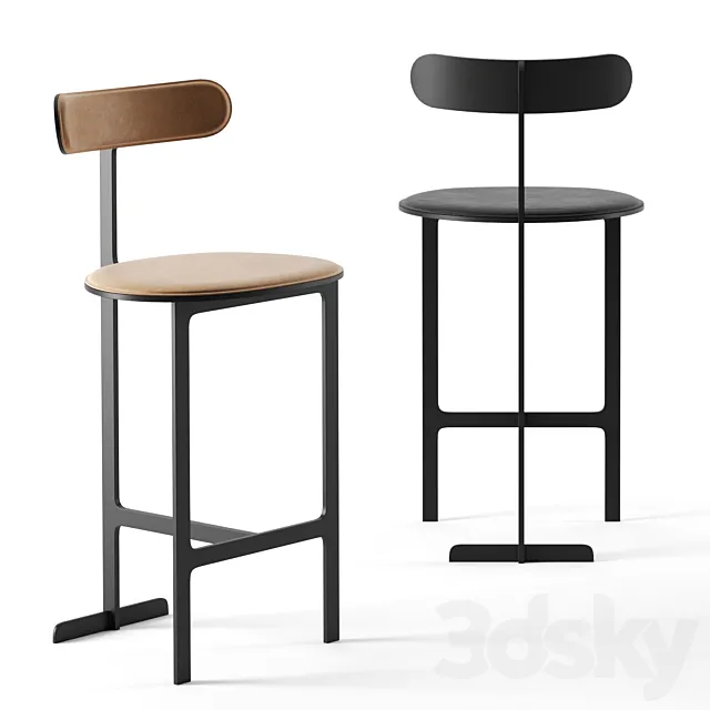 Park Place Bar Stool by Man of Parts 3DModel