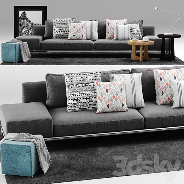 Park Sofa Poliform 3DModel