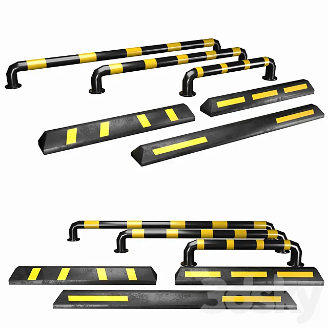 Parking kit 3D Model