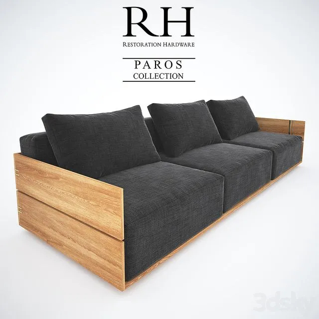 PAROS 96 SOFA 3D Model