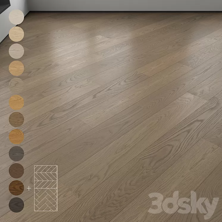 Parquet 12 colors Linear herringbone chevron setmulti2