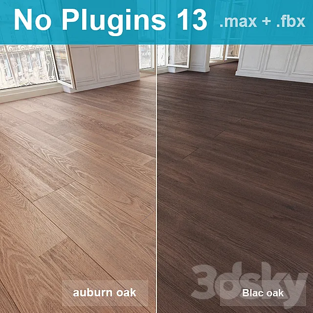 Parquet 13 (2 species. without the use of plug-ins) 3DModel