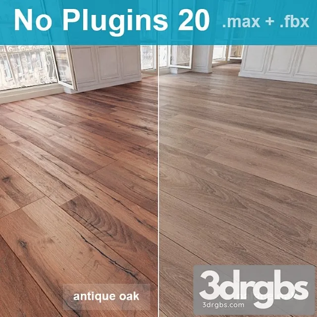 Parquet 20 (2 species without the use of plug-ins) 3D Model Free