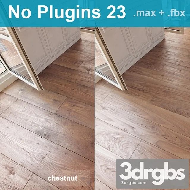 Parquet 23 (2 species without the use of plug-ins) 3D Model Download