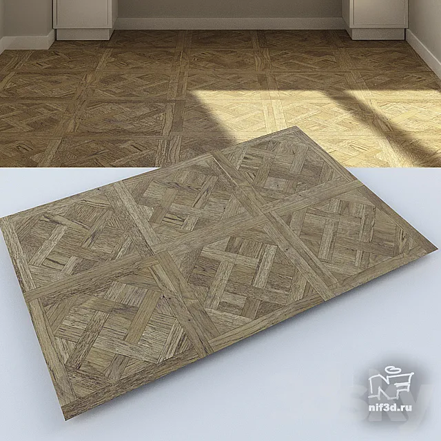 parquet 3D Model