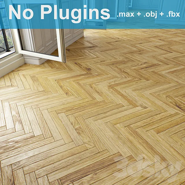 Parquet 4-4-9 3D Model