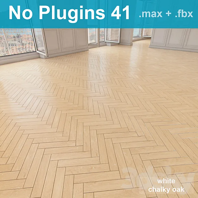 Parquet 41 (without the use of plug-ins) 3D Model