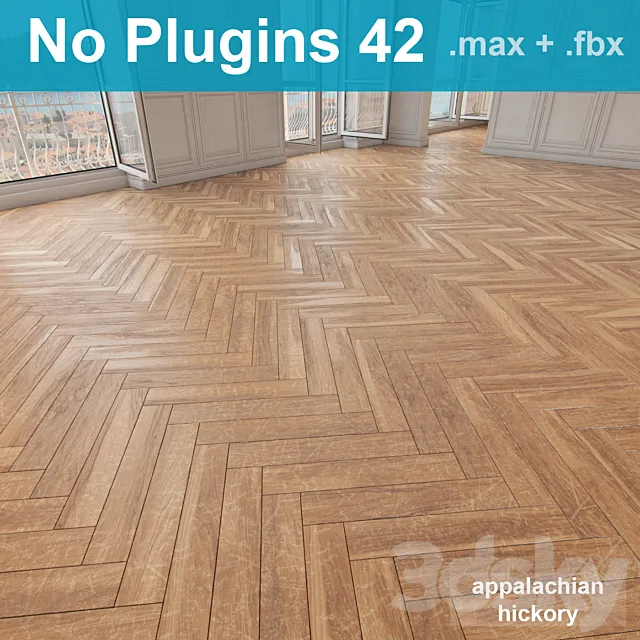 Parquet 42 (without the use of plug-ins) 3D Model