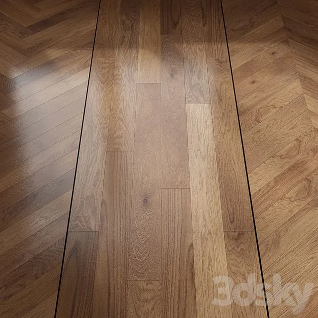 Parquet ALMOND oak 3D Model