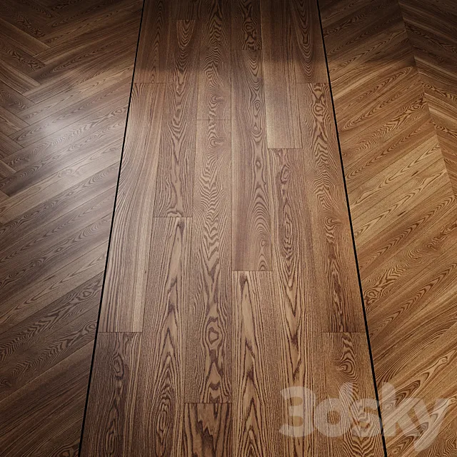 Parquet Ash Tiger's Eye 3D Model
