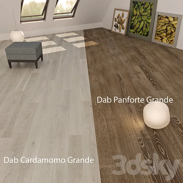 Parquet Barlinek DabPanforte & DabCardamomo Grande 3DModel