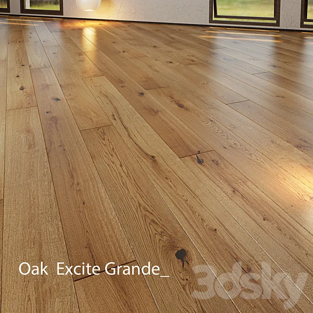 Parquet Barlinek Floorboard - Excite Grande 3DModel