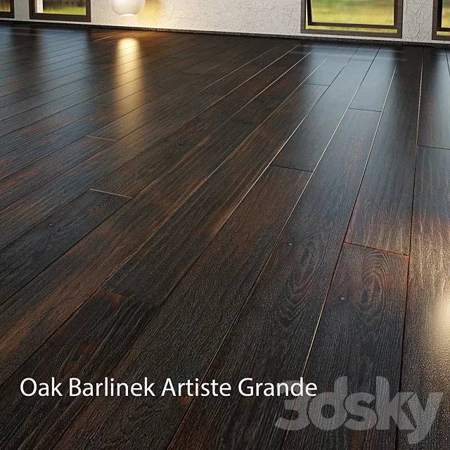 Parquet Barlinek Floorboard - Jean Marc Artisan - Artiste Grande 3D Model