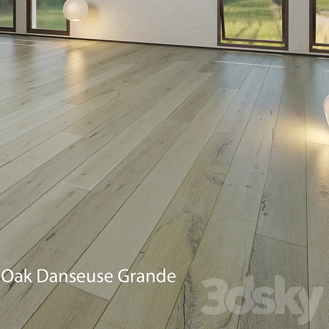 Parquet Barlinek Floorboard - Jean Marc Artisan - Danseuse Grande 3DModel