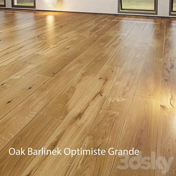 Parquet Barlinek Floorboard - Jean Marc Artisan - Optimiste Grande 3D Model