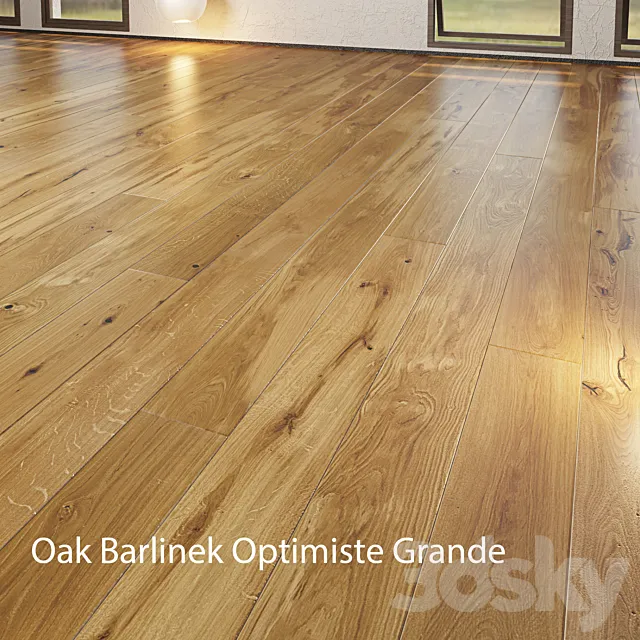 Parquet Barlinek Floorboard - Jean Marc Artisan - Optimiste Grande 3DModel