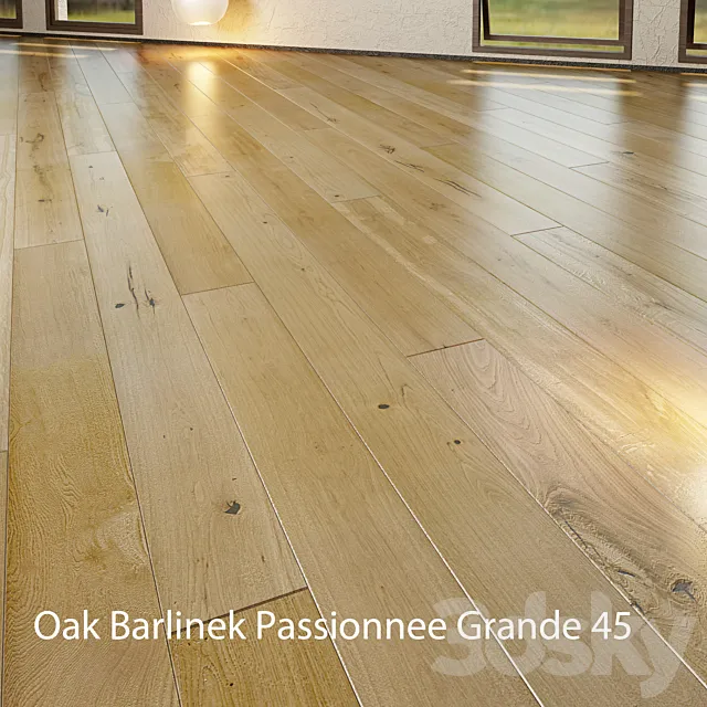 Parquet Barlinek Floorboard - Jean Marc Artisan - Passionnee Grande 3D Model