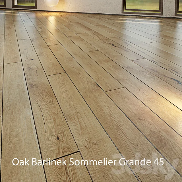 Parquet Barlinek Floorboard - Jean Marc Artisan - Sommelier Grande 3DModel