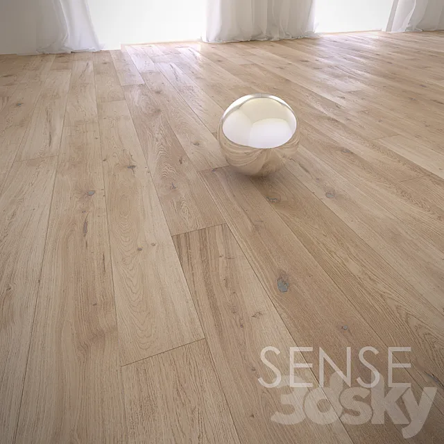 Parquet barlinek. oak - 3 types (MultiTexture + FloorGenerator) 3DModel