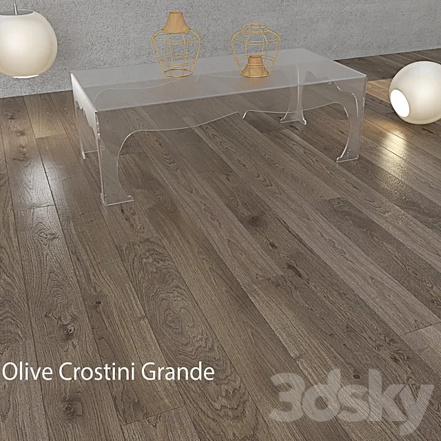 Parquet Barlinek Olive Crostini Grande and Coconut Piccolo 3DModel