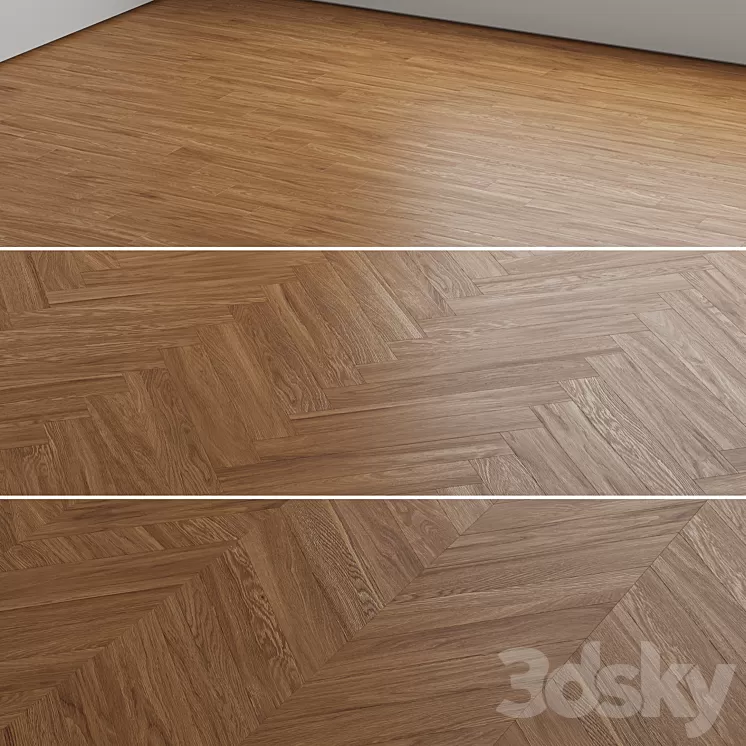 Parquet board 6 (Without plug-ins) 3D Model