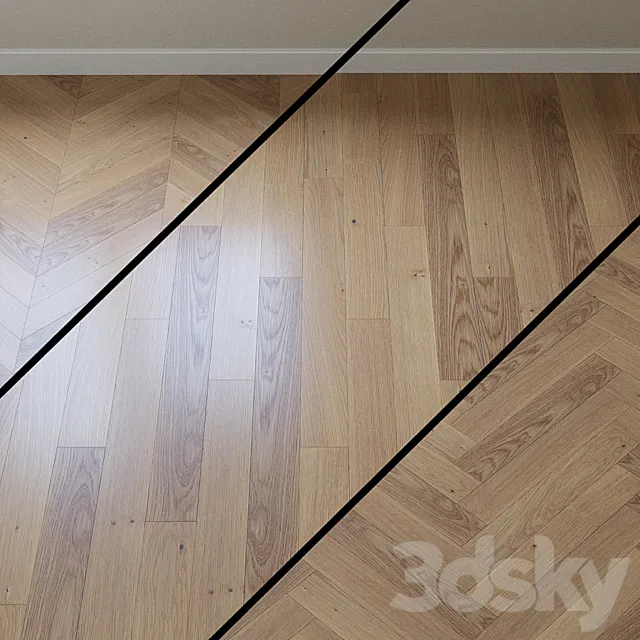 Parquet board Upofloor (Upofloor) oak oak 3D Model