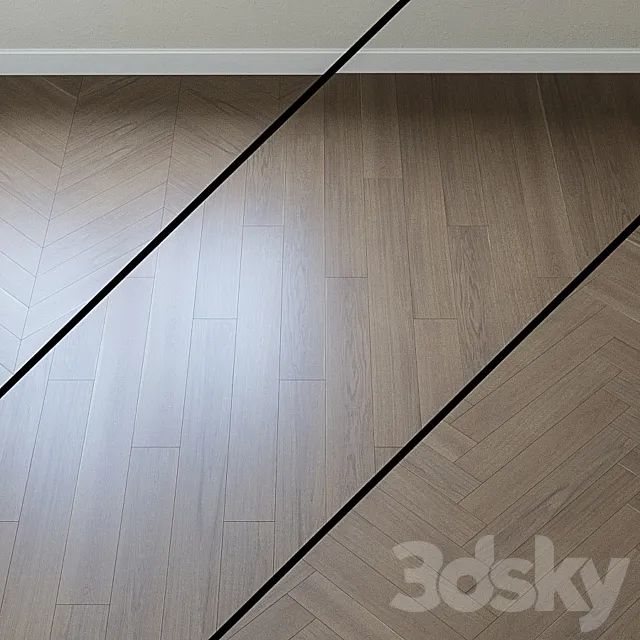 Parquet board Upofloor (Upofloor) oak oak 3D Model