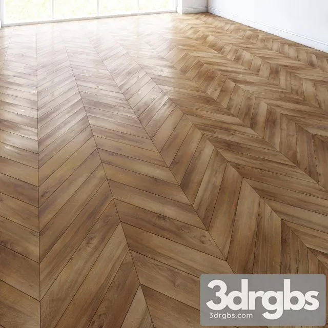 Parquet Chevron Classic 3D Model Free