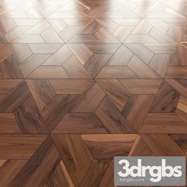 Parquet Coswick Trapeze 3D Model Free