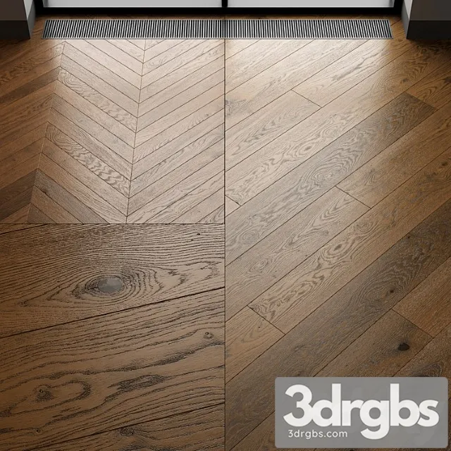 Parquet Eiche Salis Dark Oak 3D Model Free