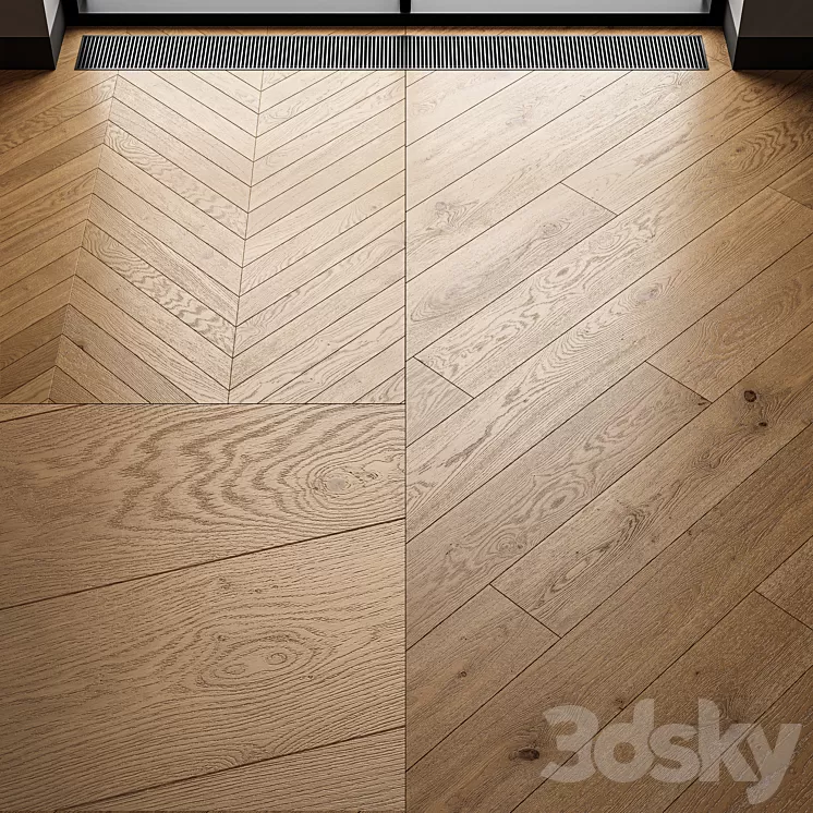 Parquet Eiche Salis natural oak 3D Model Free