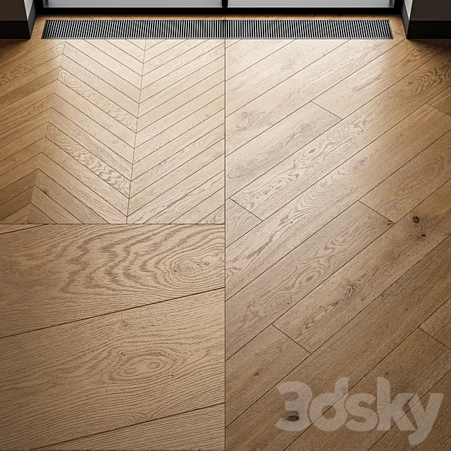 Parquet Eiche Salis natural oak 3D Model