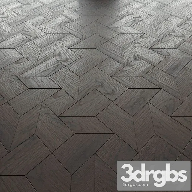 Parquet Foglie Doro Arte Brotto Tricot 3D Model Free