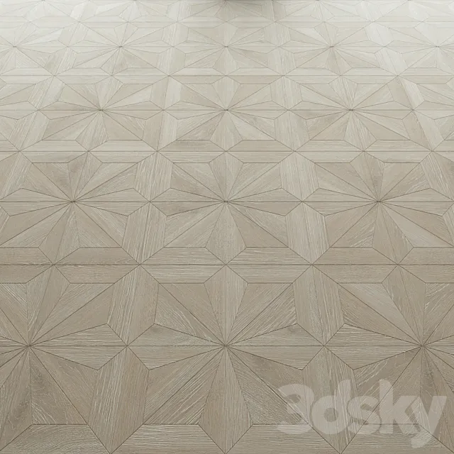Parquet Foglie d'Oro Asolo Oak 3D Model