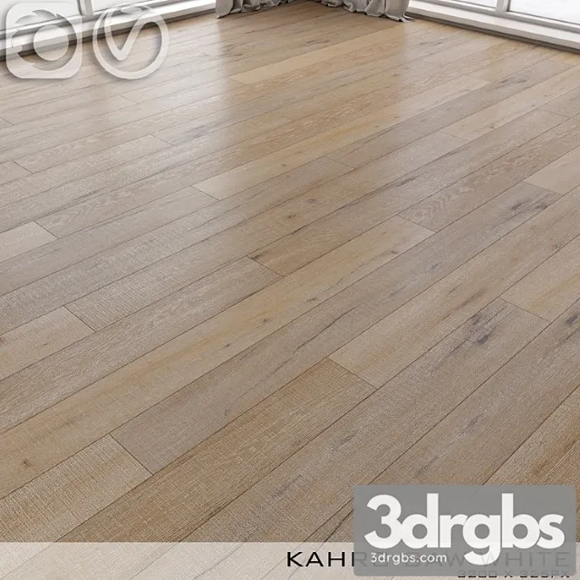 Parquet kahrs oak saw white 3D Model Free