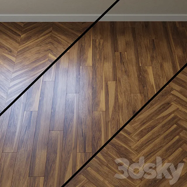 Parquet Krono Original Vintge Classic Appalachian Pecan 3D Model