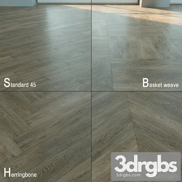 Parquet. natural wood. 147 3D Model Free