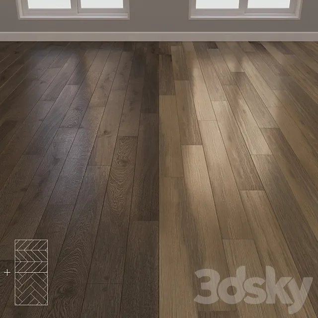 Parquet Oak 2 types layout herringbone chevron and linear setduo2 Free Download