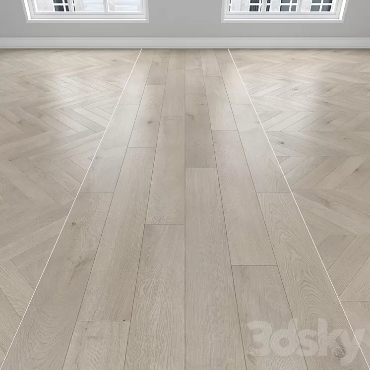 Parquet Oak 3D Model Free