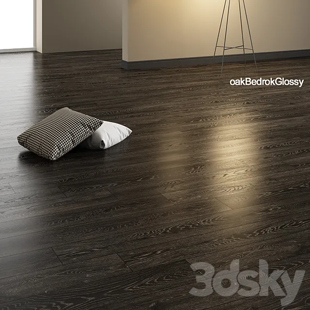 Parquet Oak Bedrock Boulder 3DModel