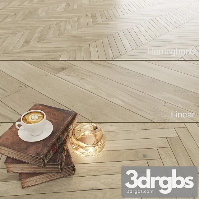 Parquet Oak Biscuits Grande 3D Model Free