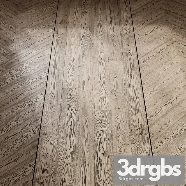 Parquet Oak French Tapestry 3D Model Free