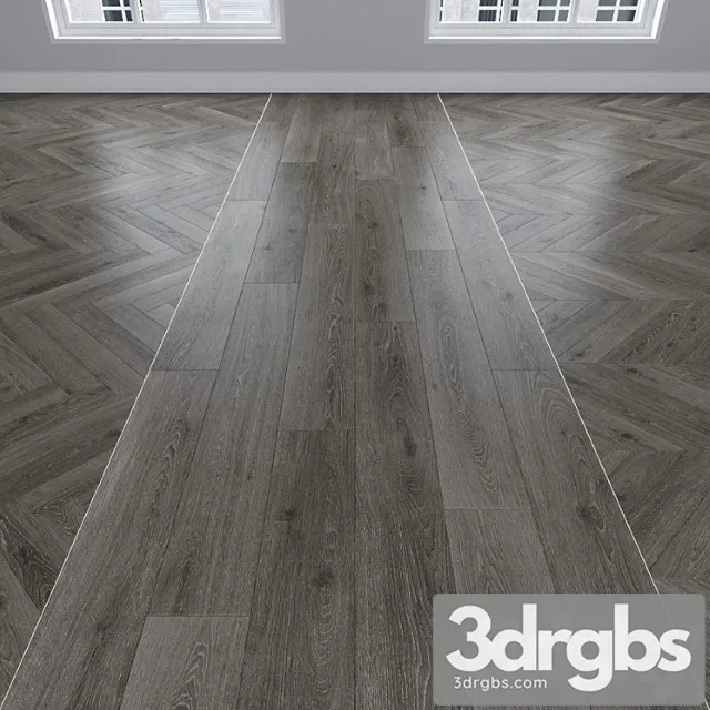 Parquet Oak Gray 3 Types Herringbone Linear Chevron 11 3D Model Free