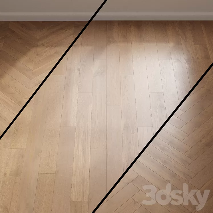 Parquet oak Kyoto Coswick. Inspire 3D Model