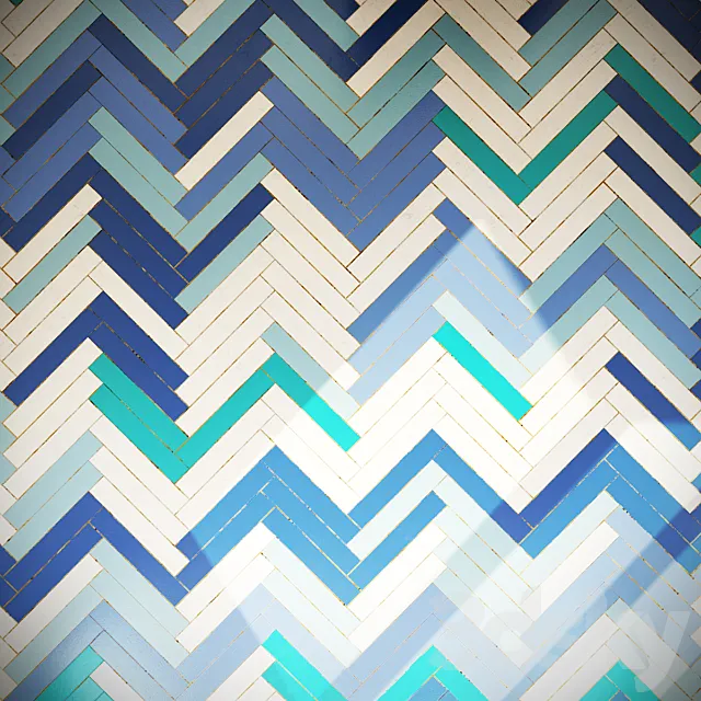 Parquet "painted tree" 3DModel