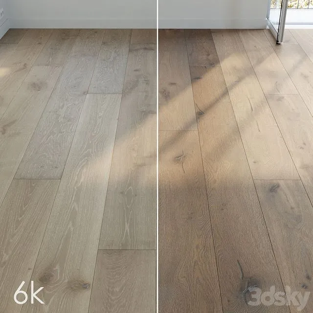 Parquet set 20 – Bundle – 2 Types of oak 6k textures 3D Model